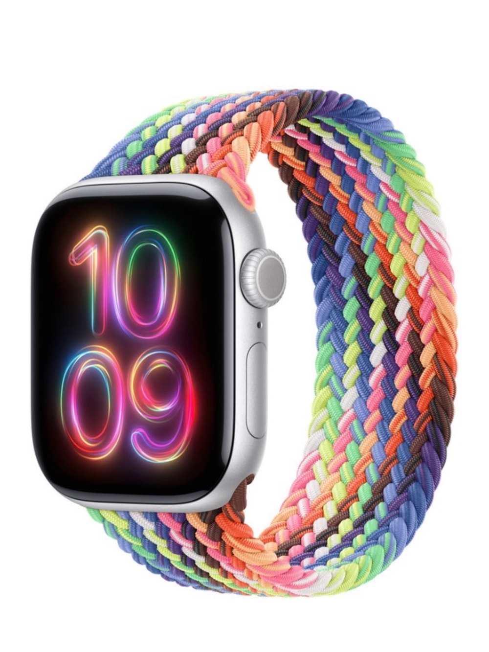 Multicolor Braided Solo Loop Watch Band 38/40/41 MM - Picture 1 of 2